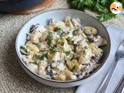 Gnocchi mit Pilzen, ein schmackhafter und einfacher erster Gang