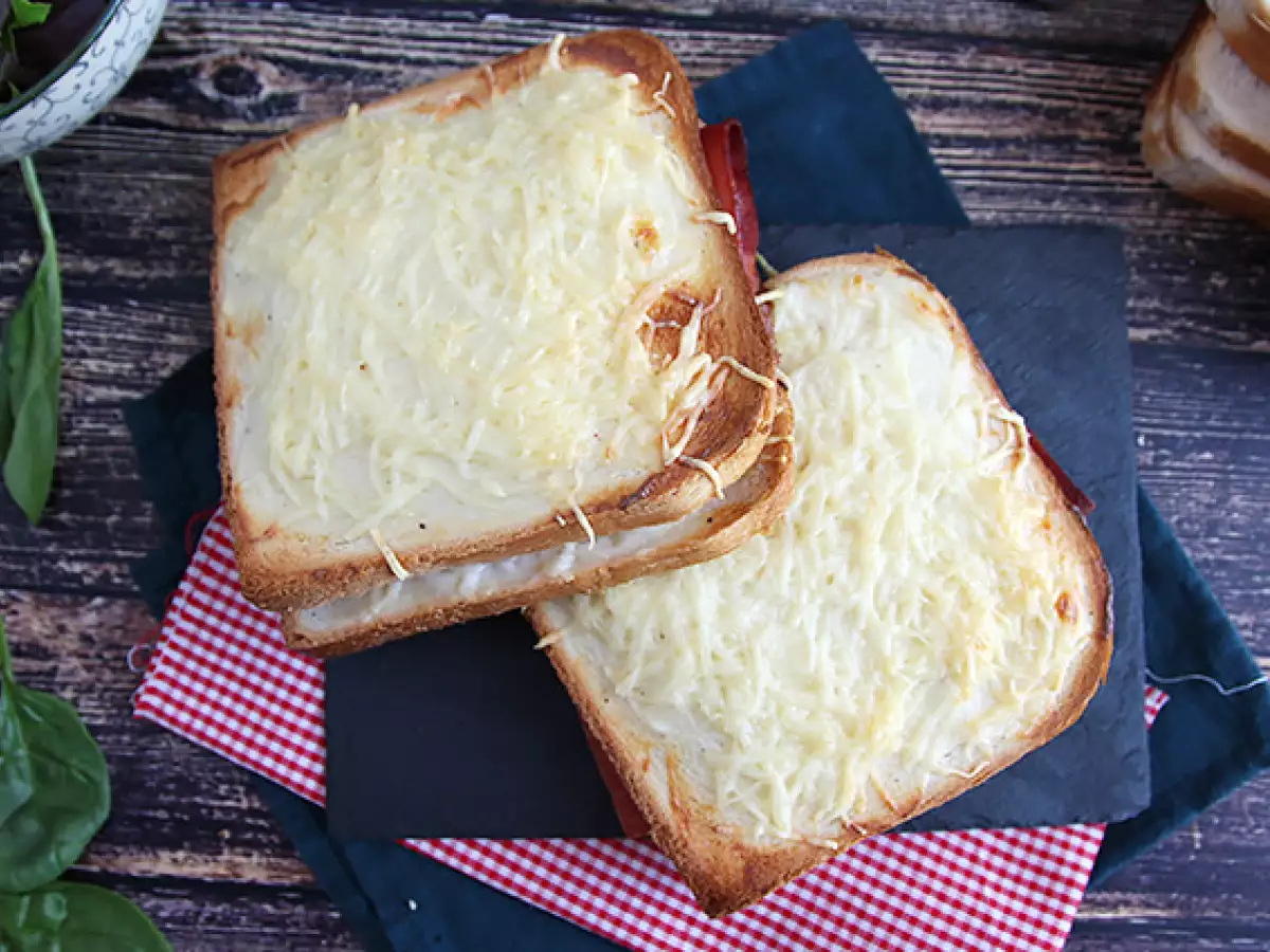 Gourmet-Croque-monsieur mit Bechamelsauce - foto 4