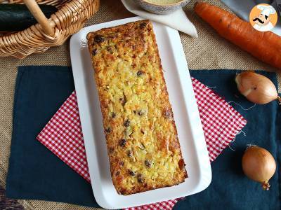 Grießkuchen mit Zucchini und Karotten - foto 2