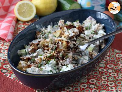 Gurkensalat mit knusprigen Kartoffeln - foto 4