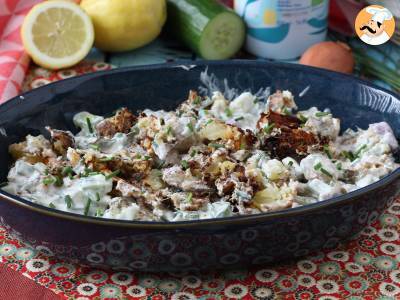 Gurkensalat mit knusprigen Kartoffeln - foto 6