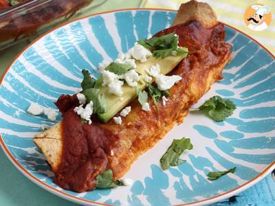 Hähnchen-Enchiladas mit Chili-Sauce - foto 2