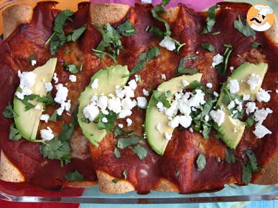 Hähnchen-Enchiladas mit Chili-Sauce - foto 3