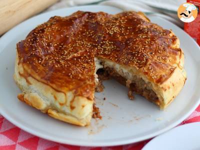 Hamburger-Torte, ein Cheeseburger zum Teilen!