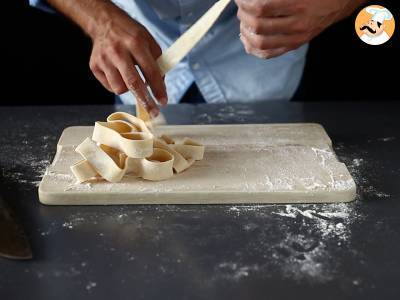 Hausgemachte Eierpappardelle: Das Rezept wird Schritt für Schritt erklärt - foto 2