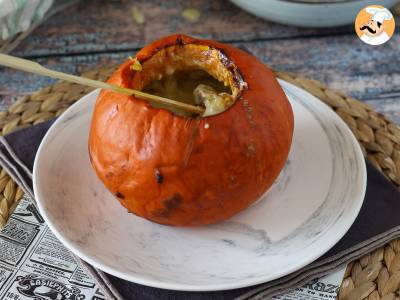 Herbstliches Fondue mit Reblochon in einem Kürbis! - foto 5