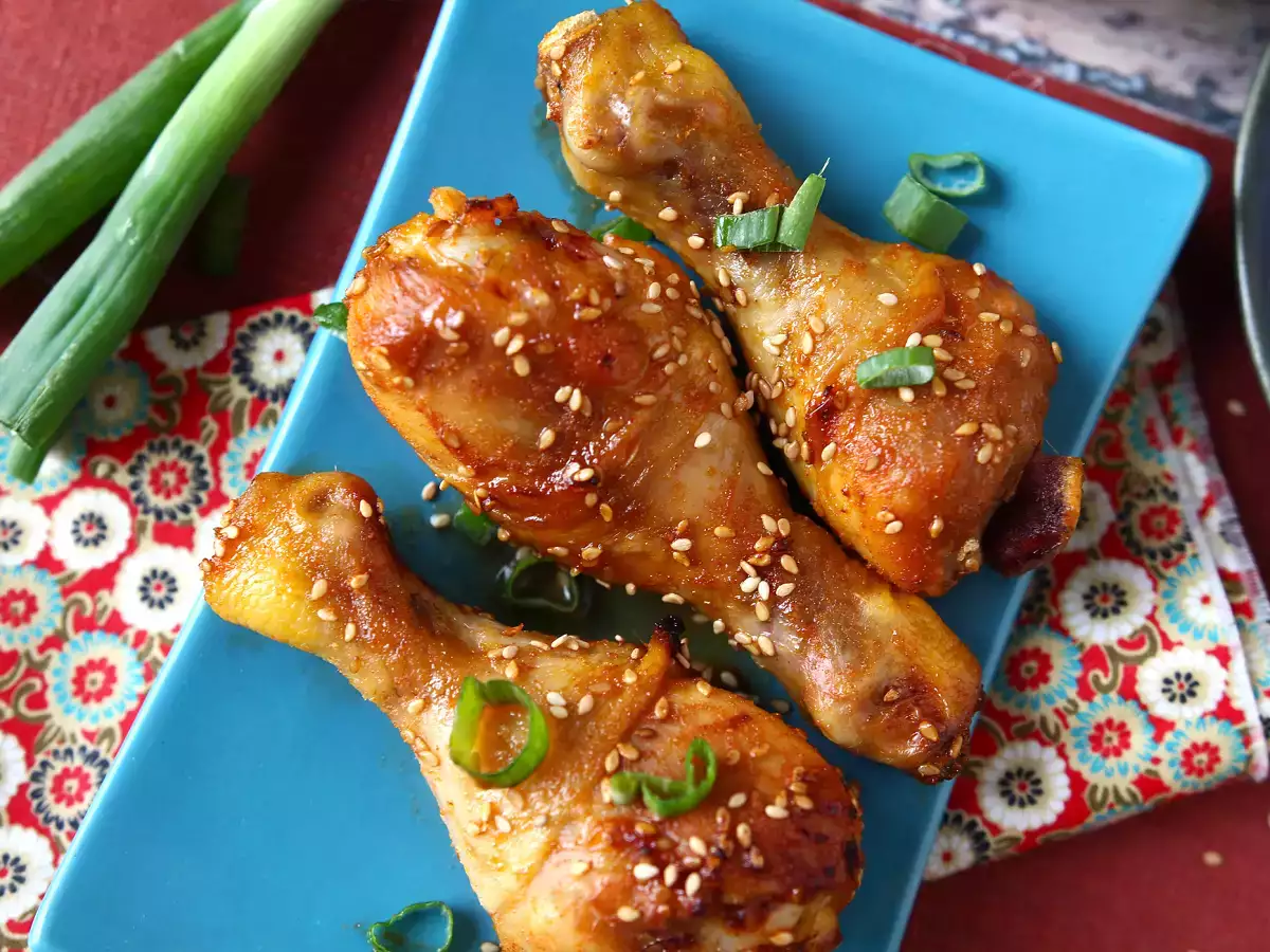 Hühnerkeulen mit einer Marinade nach japanischer Art - foto 2