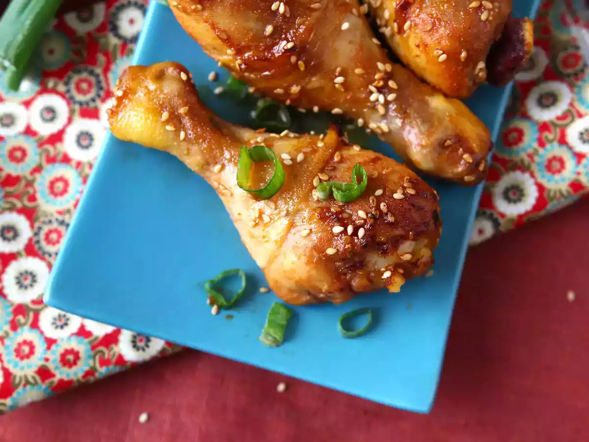 Hühnerkeulen mit einer Marinade nach japanischer Art - foto 3