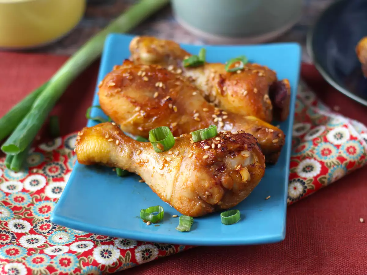 Hühnerkeulen mit einer Marinade nach japanischer Art - foto 4