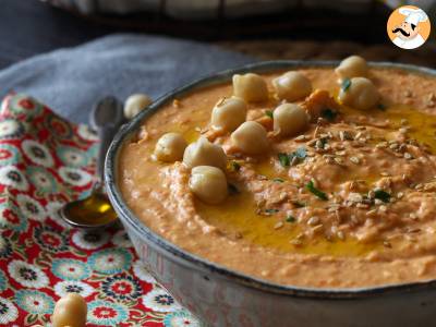 Hummus mit roter Paprika - foto 3