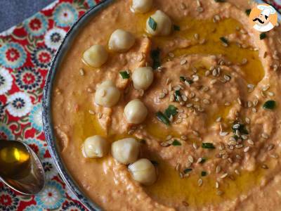 Hummus mit roter Paprika - foto 4