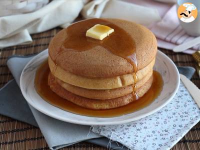 Japanische Pfannkuchen. Fluffige Pfannkuchen