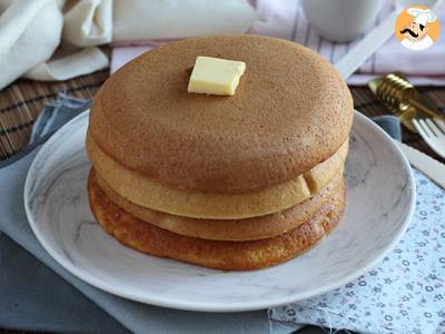 Japanische Pfannkuchen. Fluffige Pfannkuchen - foto 3