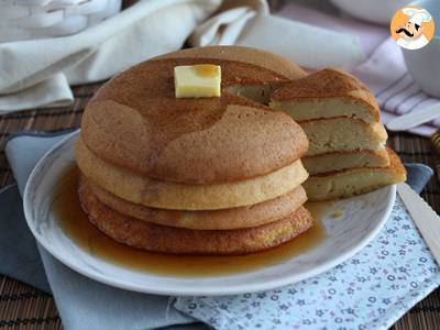 Japanische Pfannkuchen. Fluffige Pfannkuchen - foto 5