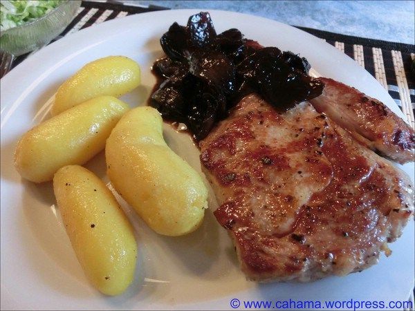 Kalbsrückensteak mit balsamico-zwiebeln - Rezept Petitchef