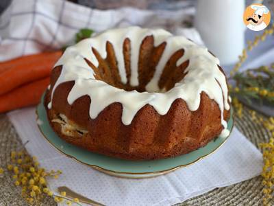 Karottenbiskuit mit Käsekuchenfüllung - foto 2