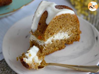 Karottenbiskuit mit Käsekuchenfüllung - foto 4