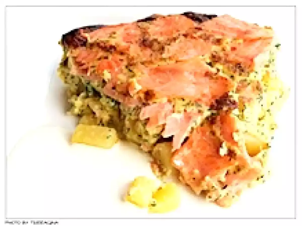 Kartoffel-Frittata mit Lachs