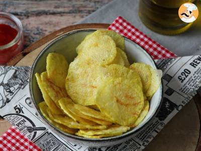 Kartoffelchips aus der Mikrowelle