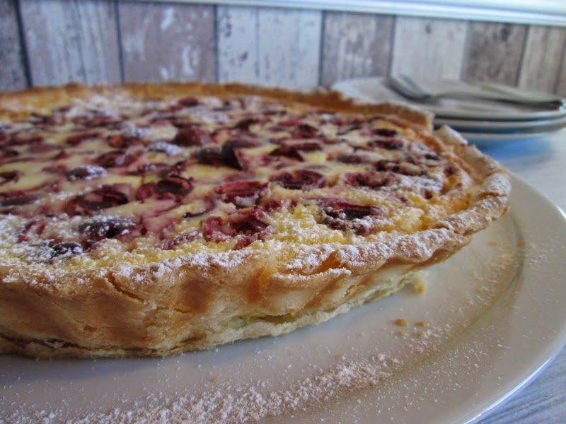 Käsige kirsch-tarte - Rezept Petitchef