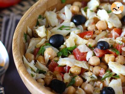 Kichererbsensalat mit Kabeljau - foto 3