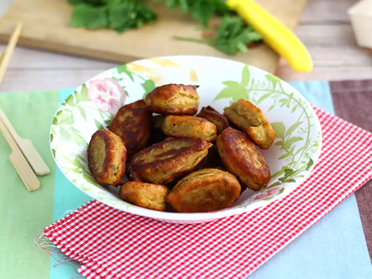Kroketten aus weißen Bohnen