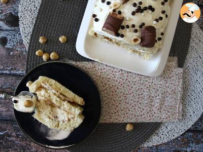 Leicht gerollt mit Kinder Bueno-Geschmack, perfekt als Geburtstagskuchen oder als Weihnachtsstollen! - foto 2