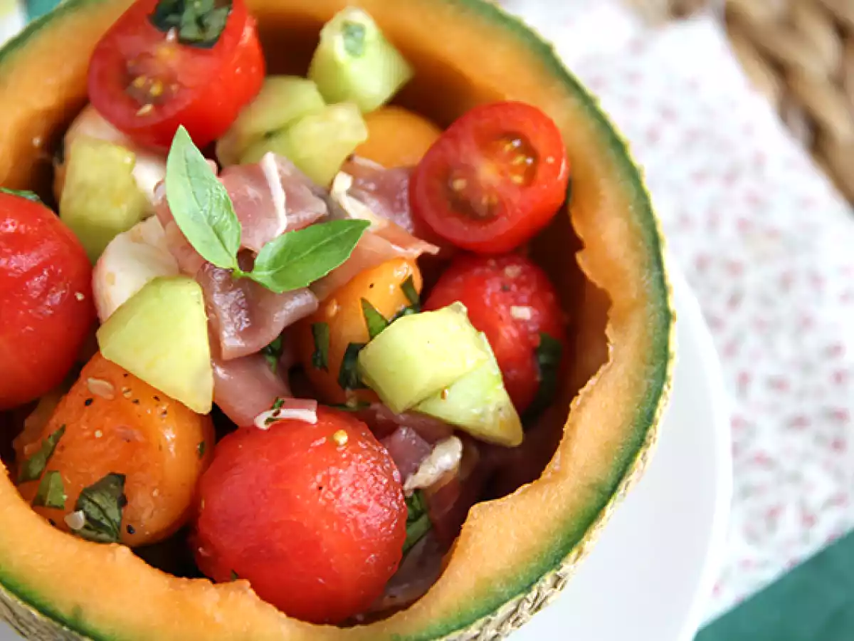 Melonensalat auf Melone - foto 5