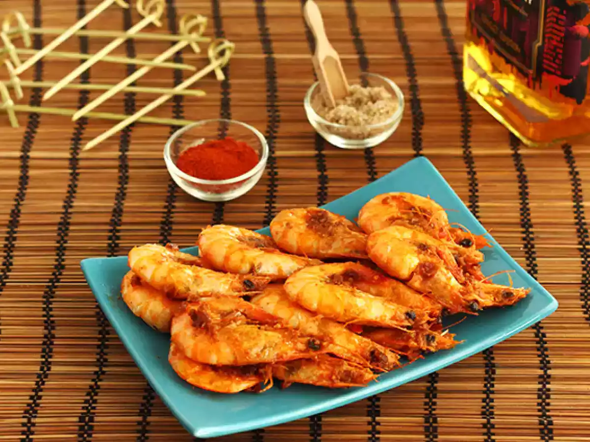 Mit Whisky flambierte Garnelen, das Rezept im Detail