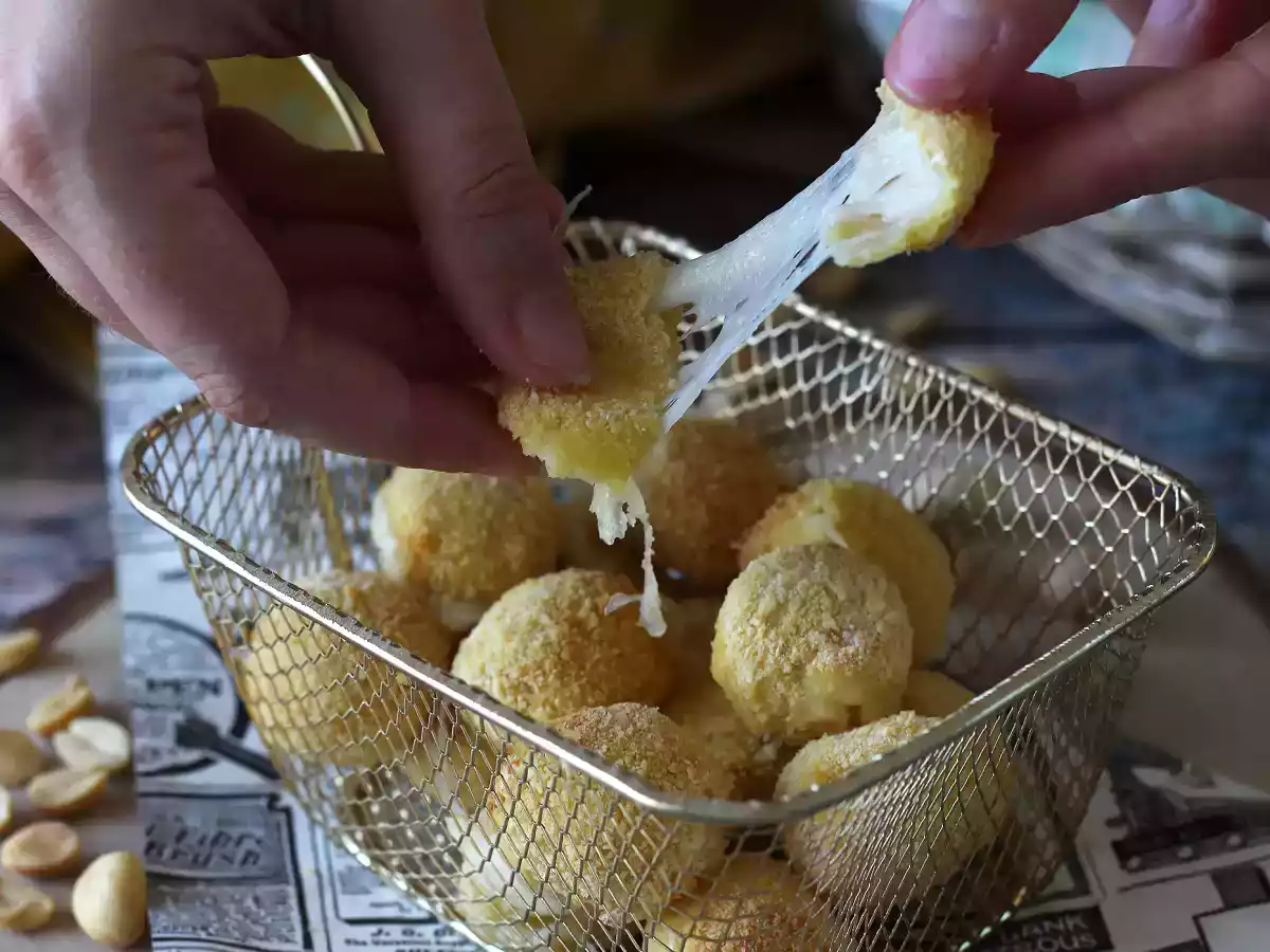 Mozzarelline in der Heißluftfritteuse - foto 2