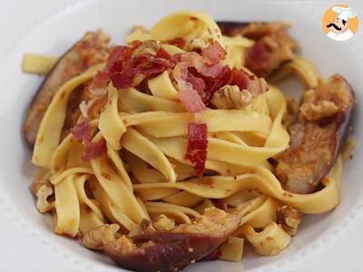 Nudeln mit Feigen und Pancetta - foto 2