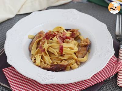 Nudeln mit Feigen und Pancetta - foto 3