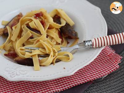 Nudeln mit Feigen und Pancetta - foto 4