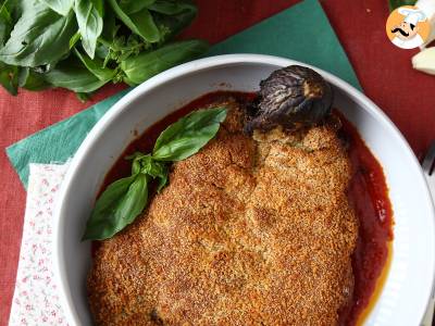 Panierte Aubergine nach Art eines Mailänder Schnitzels, aber vegetarisch - Air Fryer Kochen - foto 4