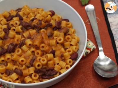 Pasta e fagioli, das schnelle und cremige Rezept - foto 2