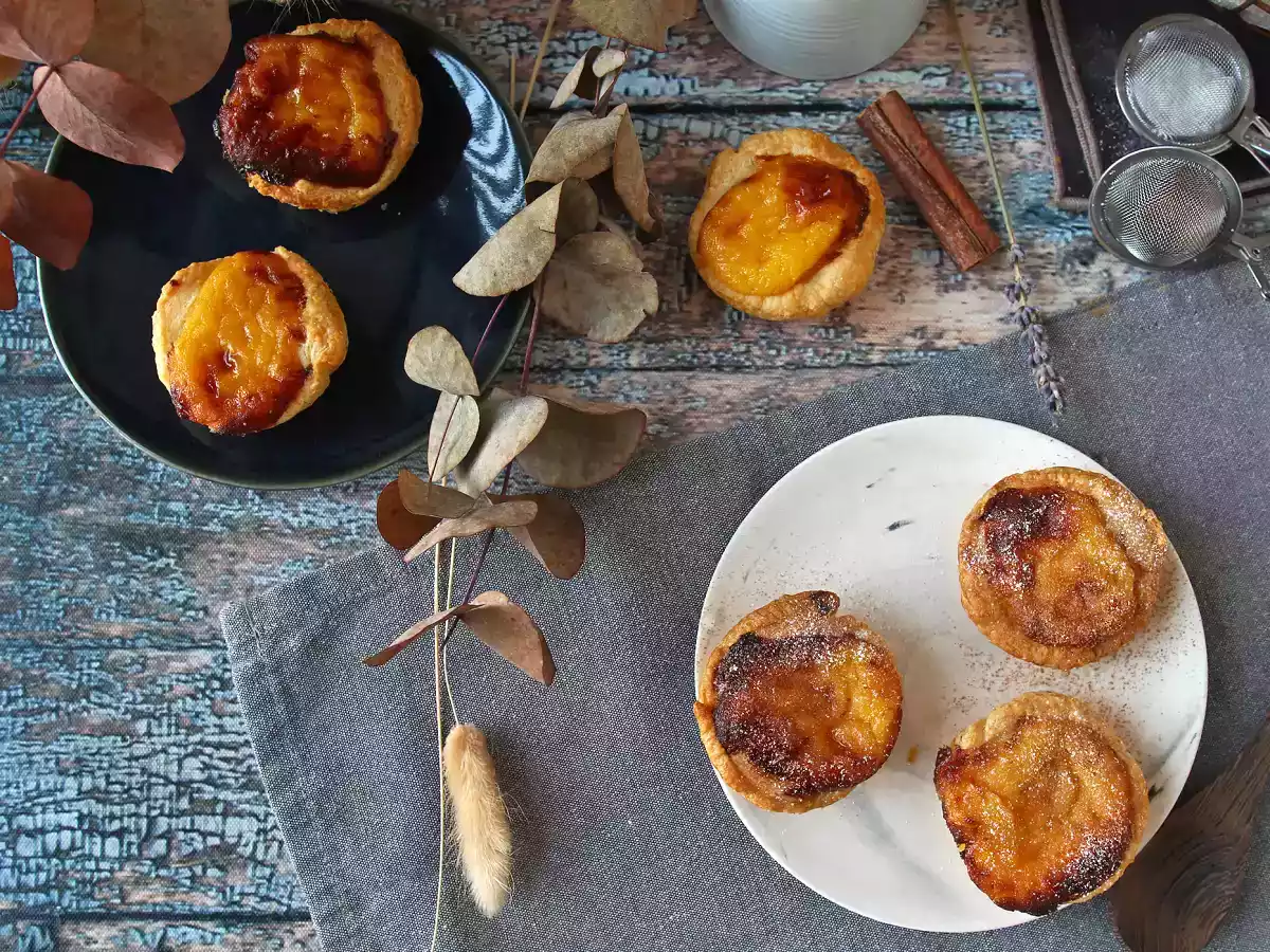Pastéis de nata in der Heißluftfritteuse. Das schnelle und einfache Rezept für die traditionelle portugiesische Süßspeise. - foto 4