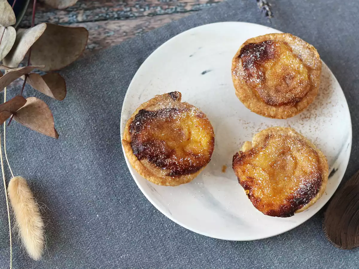 Pastéis de nata in der Heißluftfritteuse. Das schnelle und einfache Rezept für die traditionelle portugiesische Süßspeise. - foto 8