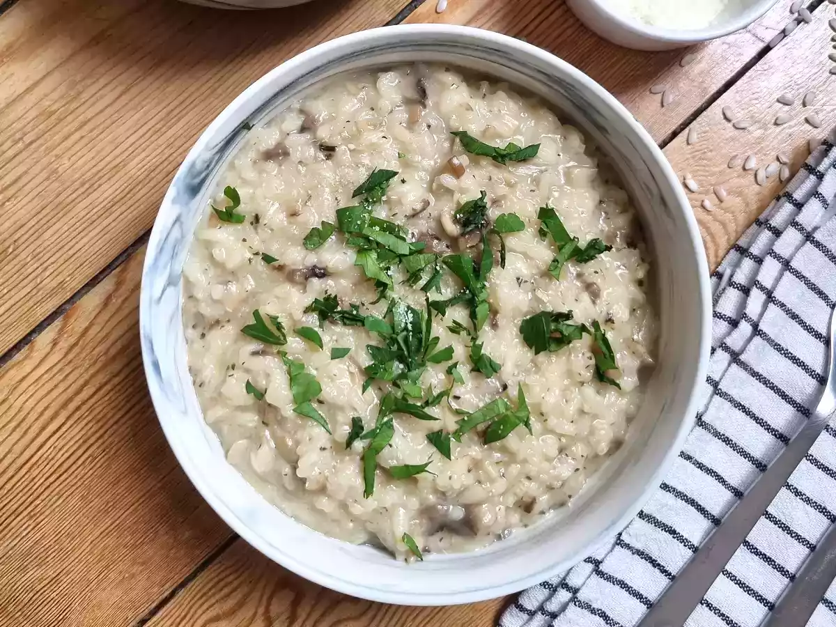 Pilzrisotto mit Thermomix