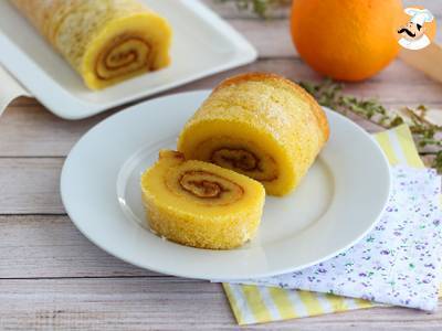 Portugiesischer Orangenrollkuchen - Torta de laranja