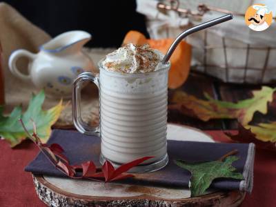 Pumpkin spice latte mit selbstgemachtem Kürbissirup!