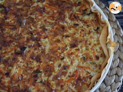 Quiche mit Gemüse und Speck, die allen schmeckt! - foto 4