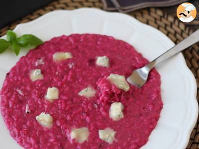 Risotto mit Roter Bete und Gorgonzola: eine Explosion von Farben und intensiven Aromen - foto 4