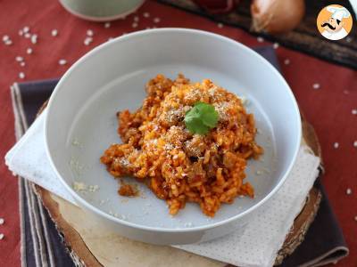 Risotto 'nduja und Wurst, ein erster Gang mit intensivem Geschmack - foto 5