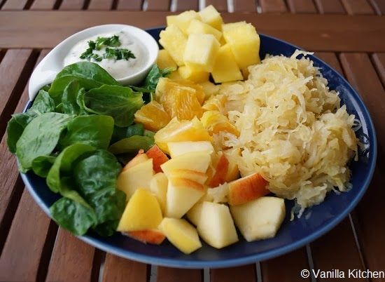 Rohkostplatte mit sauerkraut - Rezept Petitchef