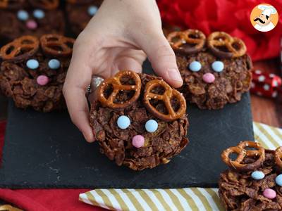 Rosa Sandkuchen Weihnachtsrentier