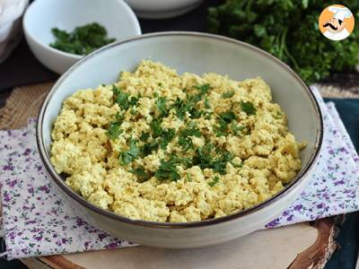 Rührei-Tofu als Ersatz für Rühreier!