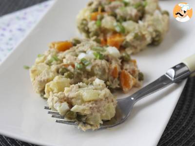 Russischer Salat mit hausgemachter Mayonnaise - foto 2