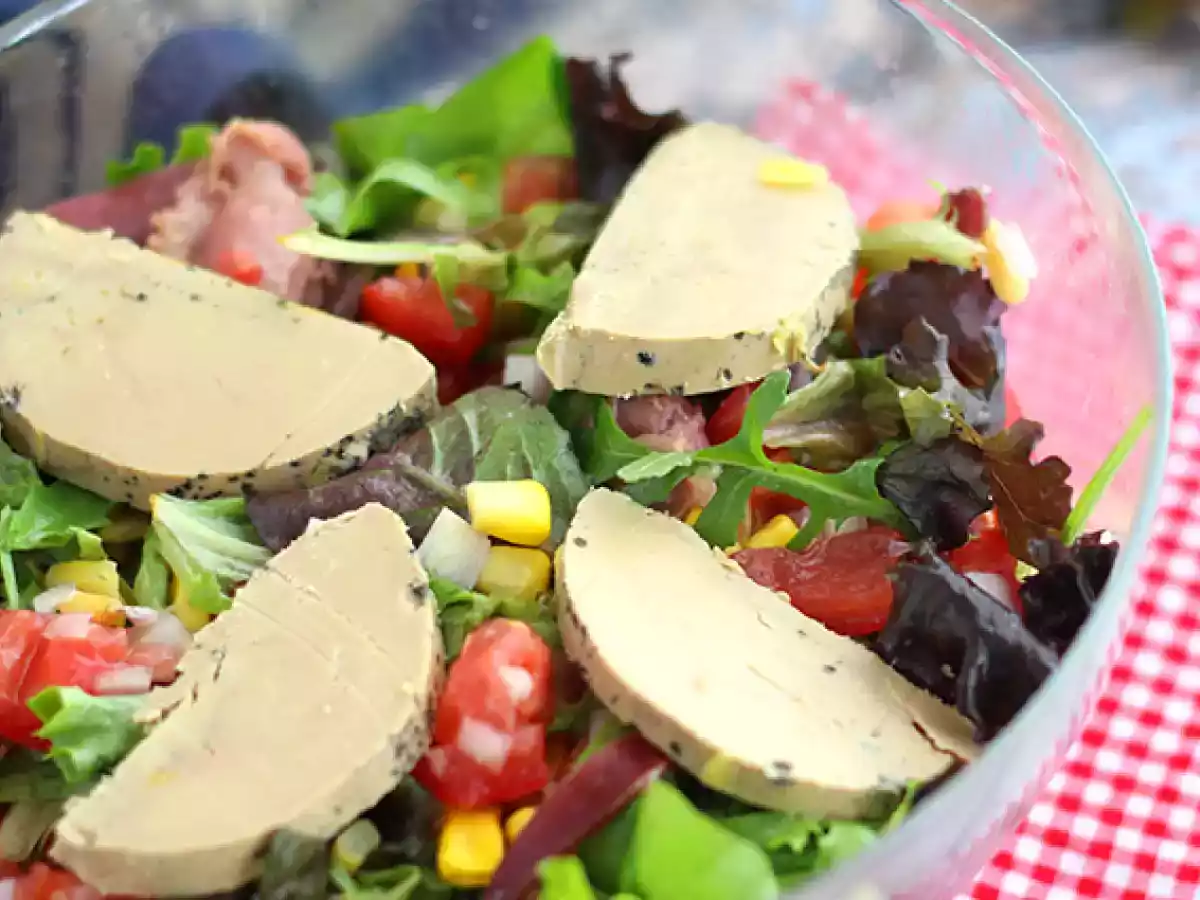 Salade landaise au foie gras (Perigourdine-Salat) - foto 2