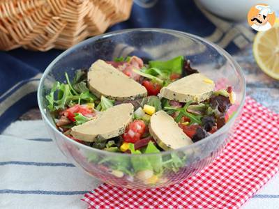 Salade landaise au foie gras (Perigourdine-Salat)