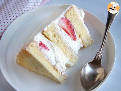 Schichtkuchen mit Erdbeeren und Mascarponecreme - foto 2